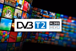 Mini DVB-T2 HEVC H.265 tuner with HDMI connector