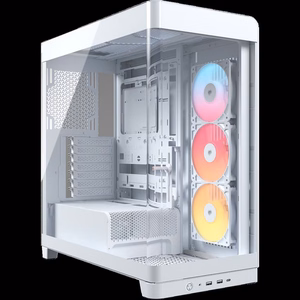 Corsair 4500X RS-R ARGB grūdintas stiklas vidutinio bokštelio korpusas, baltas