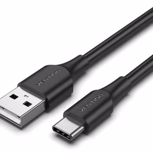 Laidas USB-C į USB 2.0 1m juodas Vention