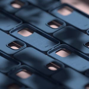 Etteri silikoninis dėklas telefonui iPhone 12 / 12 Pro 6,1" - tamsiai mėlynas