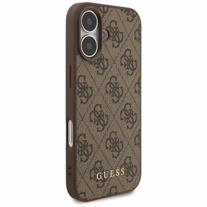 Guess 4G Klasikinis Dėklas telefonui iPhone 17 - rudas