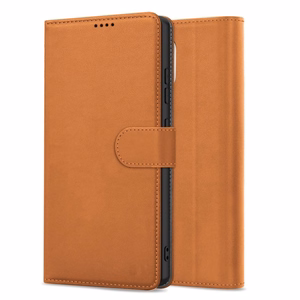 Dėklas Fancy Wallet Samsung A536 A53 5G rudas