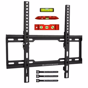 Maclean TV MC-412 настенное крепление 32"-70" VESA 400x400 45кг с наклоном универсальное регулируемое уровень монтажные аксессуары