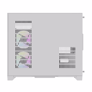 Darflash FT418 kompiuterio korpusas + 6 aRGB ventiliatoriai (baltas)