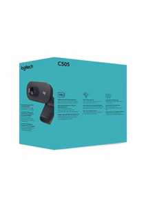 Logitech C505 веб-камера 1280x720 USB, чёрная