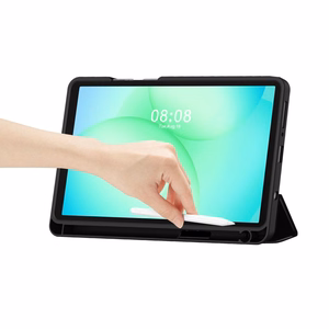 TechProtect SmartCase Pen dėklas Samsung Galaxy Tab A9+ / A11+ Plus 11.0 juodas