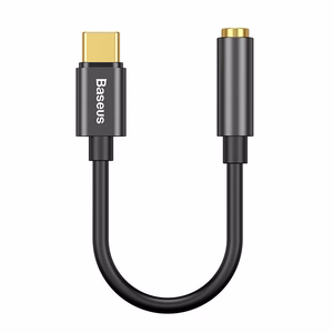 Audio dapter Baseus L54 iš Type-C to 3.5mm black CATL54-01