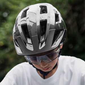 Rockbros LK-67 Youth Bike Helmet with Detachable Visor 54–58 cm - Gray
