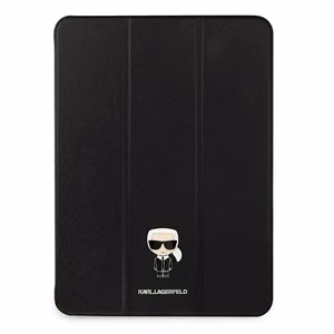 Karl Lagerfeld Saffiano Ikonic Karl чехол для iPad 12.9" Pro 2021 - чёрный