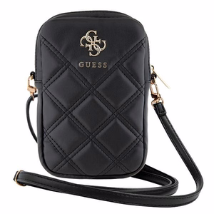 Guess krepšys GUWBZPSQSSGKjuodas/black Zip Quilted 4G