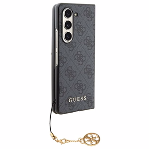 Guess GUHCZFD5GF4GGR F946 Z Fold5 gray/gray hardcase 4G Charms Collection