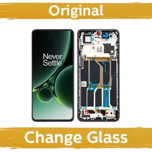 LCD ekranas skirtas OnePlus Nord 3 su rėmu / Tempest Gray / (Atnaujintas: Kinija)