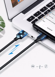 Ugreen US287 60115 кабель USB-A / USB-C 2A 0.5м — чёрный