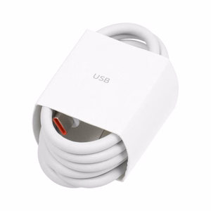 Оригинальный кабель Xiaomi USB A - Type C 6A 1 м белый bulk