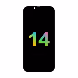 Mecanico Soft OLED ekranas Incell iPhone 14 su rėmu (Support IC Transplant) - juodas
