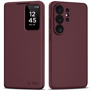 Tech-Protect Smart Wallet чехол для Samsung Galaxy S26 Ultra бордовый