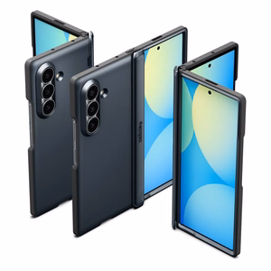 Spigen Slim Armor Pro MagSafe dėklas, skirtas „Samsung Galaxy Z Fold 8 Ultra“ – tamsiai pilkas