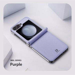 Dėklas Dux Ducis Bril Samsung F741 Z Flip6/F761 Z Flip7 FE violetinis