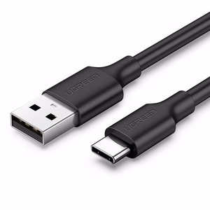 Кабель Ugreen 60117 USB 2.0 1.5m USB-A USB-C чёрный