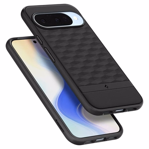 Spigen Parallax Mag MagSafe dėklas Google Pixel 10 Pro XL - matinė juoda