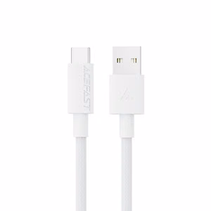 USB kabelis Acefast C18-04 USB-A to USB-C 1.2m baltas