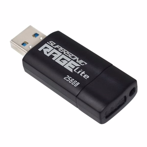 USB atmintinė PATRIOT Rage Lite 1TB 120 MB/S USB 3.2 ištraukiamas juodas (PEF1TBRLB32U)