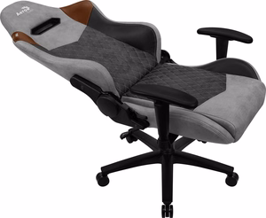 Aerocool DUKE AeroSuede Universali kompiuterinių žaidimų kėdė Juoda, Ruda, Pilka