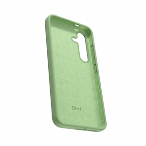 Etteri Silicone чехол Samsung Galaxy S24 Plus светло-зеленый