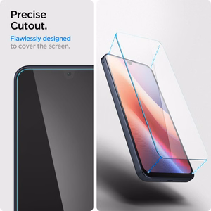 Закалённое стекло Spigen Glas.tR Slim 2 шт. для Samsung Galaxy A16 4G / 5G - прозрачное