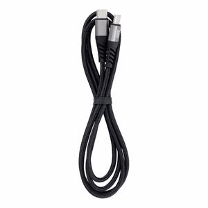 Кабель USB C to USB C Blue Star 3A 60W PD QC4.0 в оплётке 1,2 m TFK-DC-003 чёрный