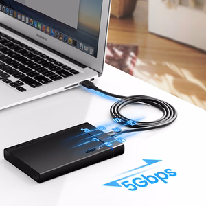 Ugreen US184 20882 кабель USB-A 3.0 / USB-C 3A 1м — чёрный