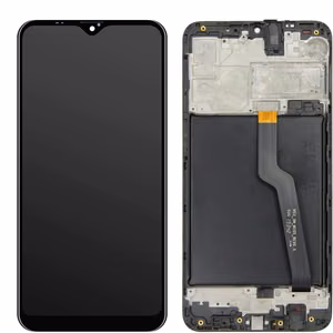 ЖК-экран Samsung A105 A10 с сенсорным экраном и рамкой чёрный Оригинал