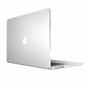 Speck SmartShell dėklas, skirtas MacBook Air 15" (M5 / M4 / M3 / M2, 2023–2026), skaidrus
