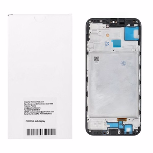 REWA OLED LCD ekranas su rėmeliu, skirtas SAMSUNG A15, juodas