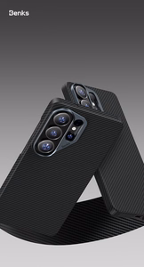 Benks Magnetic Armor Air Kevlar Чехол Metal Frame 600D (J050) для Samsung Galaxy S26 Ultra чёрный