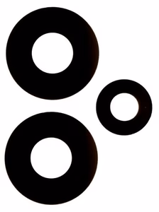 Xiaomi Poco X6 kamerų objektyvas juodas (tik objektyvas 3vnt.) ORG