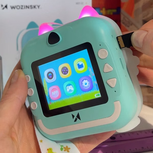 Wozinsky WDT-02 vaikų kamera su terminiu spausdintuvu - mėlyna