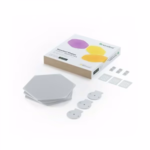 Nanoleaf Shapes Hexagons – papildymo rinkinys su 3 plokštėmis ir daugiau kaip 16 mln. spalvų