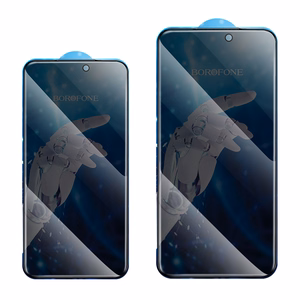 Borofone grūdintas stiklas BF7 Diamond Armor Full Screen Anti-spy, skirtas iPhone 17 Pro, 10 vnt.