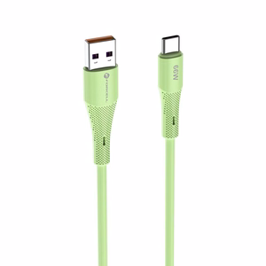 Кабель USB A to USB C Forcell F-Energy QC4.0 3A 66W Silicone 1 m C342 зелёный