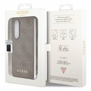 Guess GUHCZFD5GF4GBR F946 Z Fold5 brown/brown hardcase 4G Charms Collection
