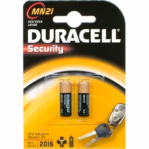 Duracell A23/MN21 – šarminės A23/MN21 baterijos, 2 vnt.