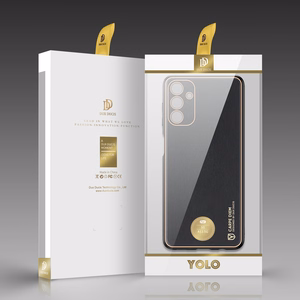 Dux Ducis Yolo elegantiškas dėklas telefonui iš ekologiškos odos Samsung Galaxy A13 5G juodas