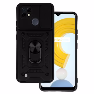 Чехол Slide Camera Armor для Realme C21 чёрный
