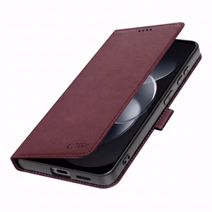 Tech-Protect Wallet dėklas Xiaomi Redmi Note 17 Pro Max 5G, bordo