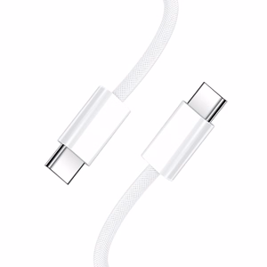 BWOO Cable USB-C - USB-C 1m 60W for iPhone 15 BO-X284 white