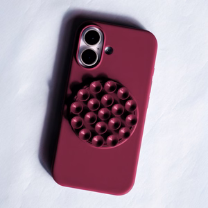 Silikoninis Stick dėklas for iPhone 15 Pro Max 6,7" kaštoninė