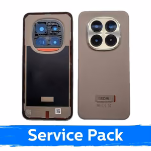 Xiaomi Redmi Note 15 Pro 4G galinis dangtelis, moka rudos spalvos (Mocha Brown; gamintojo serviso pakuotė)