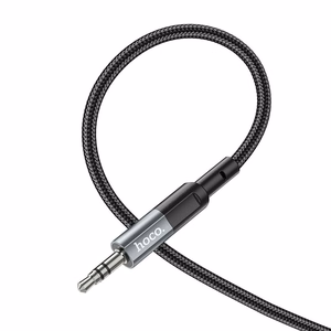 Cable AUX Jack 3,5 mm to Jack 3,5 mm Hoco 1 m UPA23 metal gray