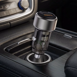 Blavec Car charger BS-05B Nitro - USB + Type C - QC 3.0 18W PD 65W (CCBS05BN-UCB) black